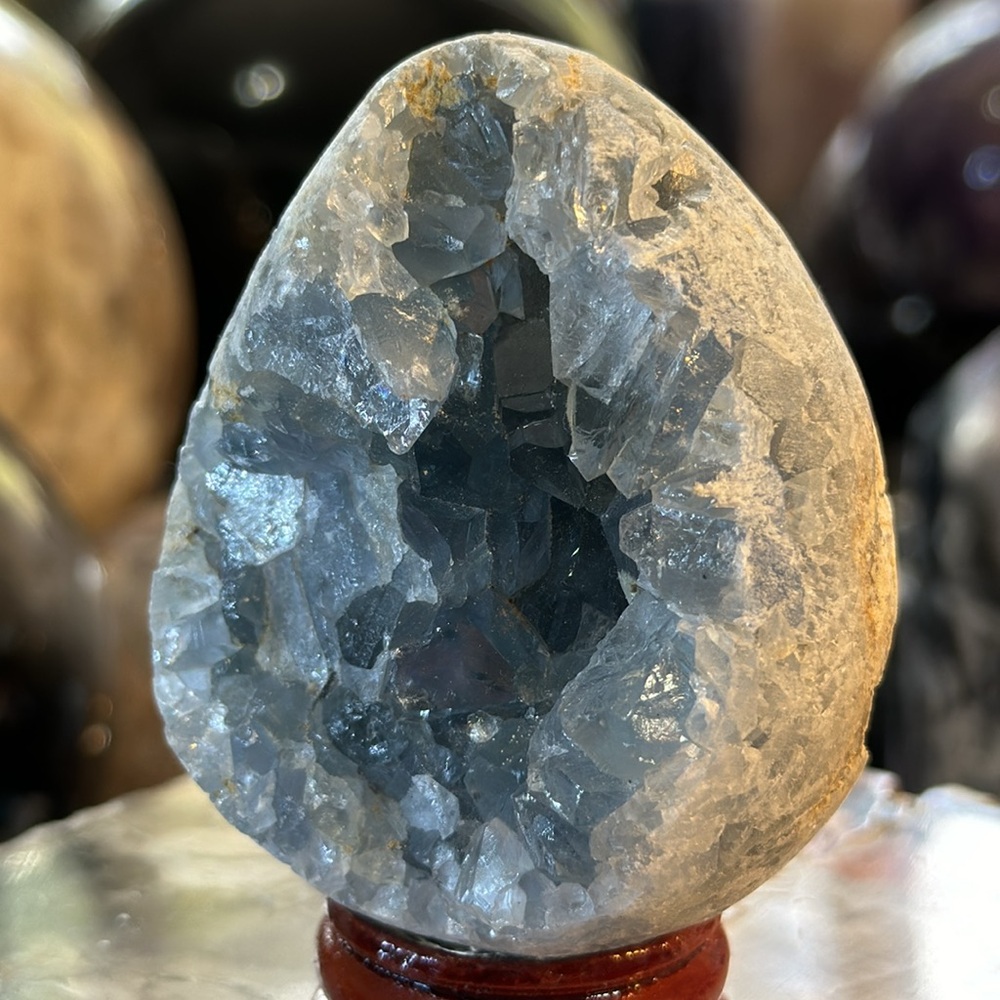 Celestite Crystal Egg Cluster!
